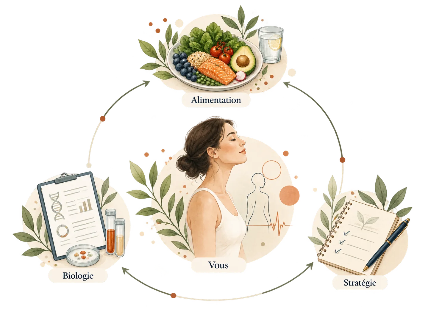 Approche personnalisée en nutrition : alimentation, paramètres biologiques et stratégie adaptée